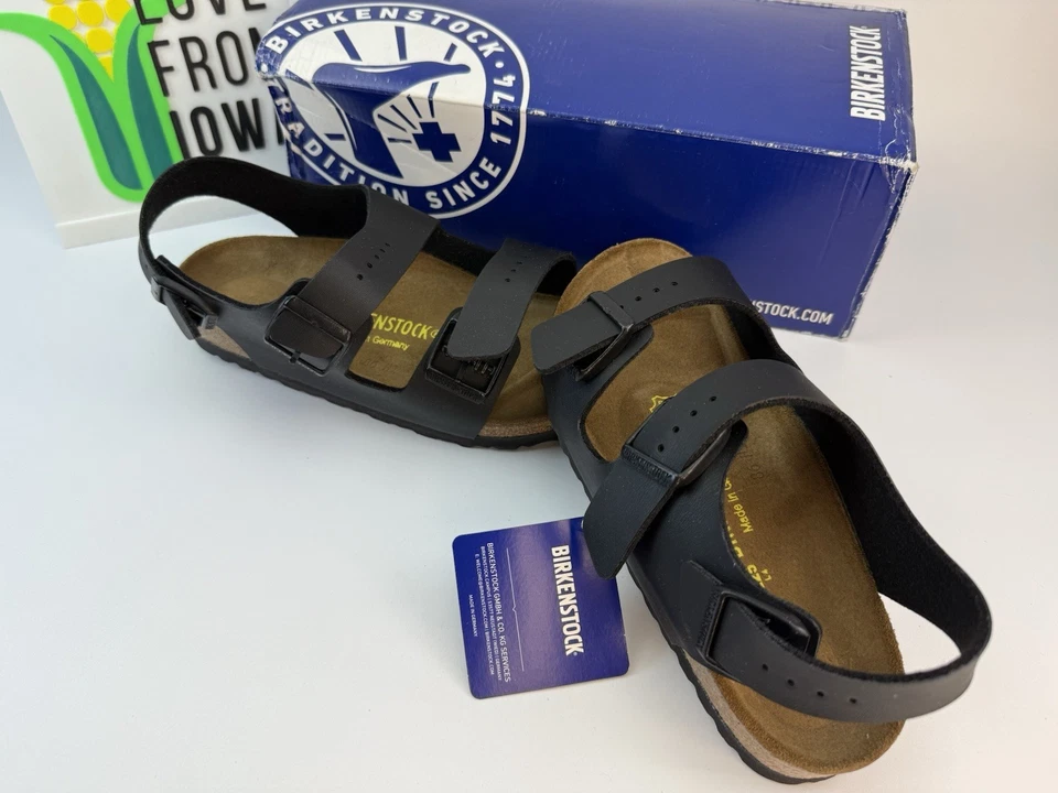 Birkenstock Arizona Soft Footbed Sandal 36 N Black Oiled Leather