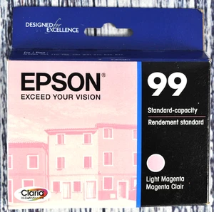 Epson 99 Genuine Ink Cartridge Various Light Magenta, Magenta, Light Cyan New - Picture 1 of 7