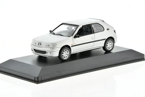 PEUGEOT 306 XS 3d Silver 1998 1/43 MINICHAMPS 430112800 - Bild 1 von 5