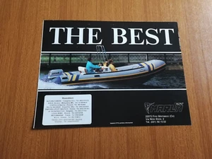 1988 MARLIN BOAT THE BEST SCHLAUCHBOOT VINTAGE WERBUNG - Bild 1 von 1