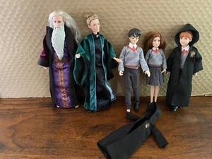 Muñecas Harry Potter Harry Ron Hermione McGonagall Dumbledore 10-12" 2018 (B48) - Imagen 1 de 3
