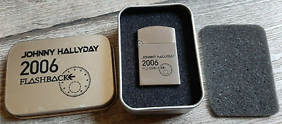 Johnny Hallyday-Mini Briquet électronique Flashback 2006 - En Coffret D Origine • 25.19€