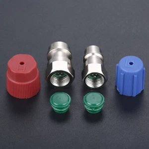Adaptador de aire acondicionado retro para Forting R12 R22 a R134A puerto Forting alto bajo - Imagen 1 de 8