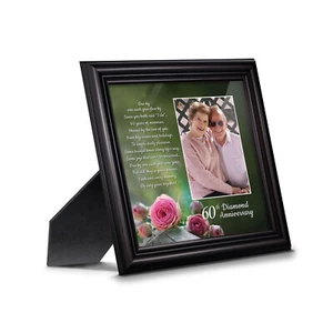 60th Anniversary Picture Frame Parents - 60th Anniversary Decorations - Picture 1 of 38
