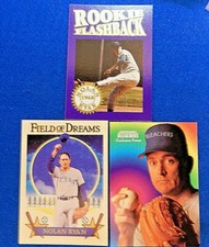 NOLAN RYAN Promo Baseball Cards Bleachers, Rookie Flashback,Field of Dreams NM💎