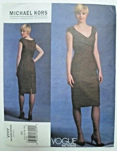 Abito MICHAEL KORS Vogue designer americano V1117 taglia 12 14 16 18 modello non tagliato - Foto 1 di 3