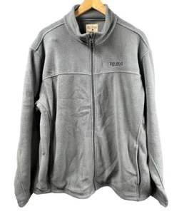 Red Head Mens Fleece Jacket XL Pewter Gray Full Zip Bass Pro Shop Outdoors NWT - Picture 1 of 13