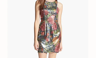 Jessica Simpson - Sequin Floral Cocktail Dress - Sizes 10-12, 12-14, 14-16 BNWT - image 1 of 4