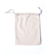 4"x6" Cotton Double Drawstring Muslin Bags (Natural Color)
