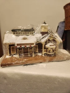 Hawthorne Village Thomas Kinkade ""Dorf Weihnachtsstation"" NEU #C4114 - Bild 1 von 7