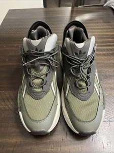 Size 13 - adidas Ozmorph Focus Olive Pre Owned Great Condition - Picture 1 of 8