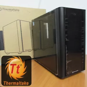 New Thermaltake V150 Mini Tower (Micro ATX) Case with Tempered Glass Side Panel - Picture 1 of 6
