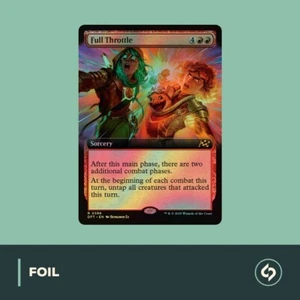 MTG | Full Throttle | AETHERDRIFT | EXTENDED ART | NM | EN | FOIL - Bild 1 von 1