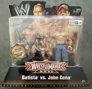 Mattel WWE Wrestling WrestleMania XXVI Modellino John Cena vs Batista confezione da 2 - Foto 1 di 19