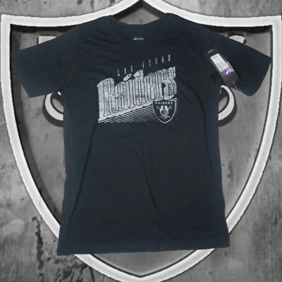  Camiseta Las Vegas Raiders Black Winning Streak (Média) Nova com etiquetas Youth NFL - Imagem 1 de 4