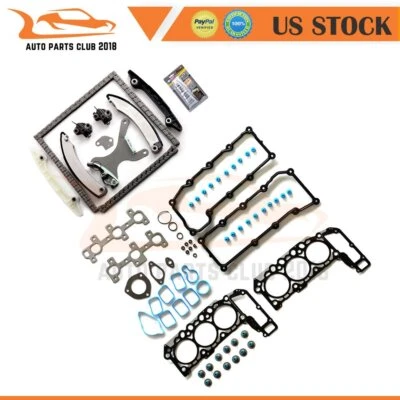 Juego completo de juntas de cadena de distribución del motor para Dodge Dakota Durango 2004-2005 3,7 L Foto 1 de 4