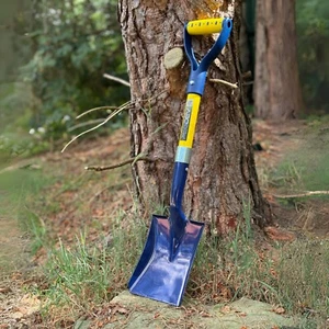Square Mouth 27.5" Micro Shovel with Fibreglass Handle Sand Topsoil and More - Picture 1 of 7