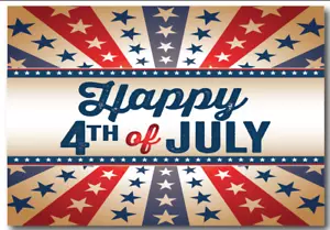 4TH of July # 12 - T Shirt Iron On Transfer - USA - America - Independence Day - Picture 1 of 1