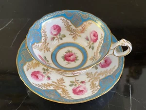 Antique Cauldon England Cup and Saucer Made for Davis Collamore Co., New York - Picture 1 of 8