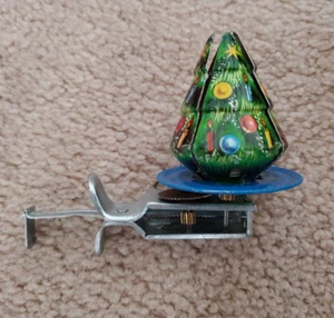 VINTAGE MOLTO SPINNING SANTA TOY W/ BOX - Picture 1 of 3