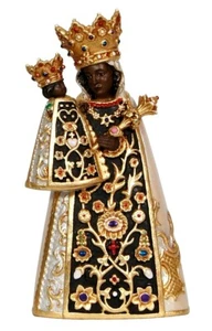 Geschnitzte Altöttinger Muttergottes Madonna Maria mit Kind Holzschnitzerei - Bild 1 von 2