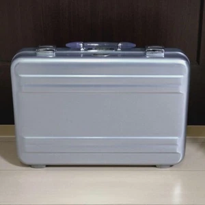 Zero Halliburton Attache Case Briefcase SIlver 31×42×9.5 cm - Picture 1 of 19