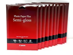 Canon Photo Paper Plus Glossy II SG-201 Unopened 20 sheets 4x6” Sealed Lot Of 10 - Picture 1 of 2