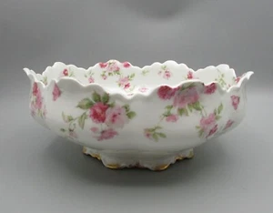 Haviland Salatschüssel - rosa Rosen - Schleiger 39F - Bouleform - Bild 1 von 6