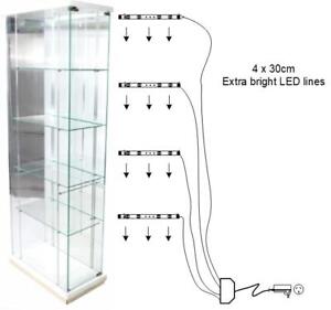 Glass Display Cabinet Lights Cool White