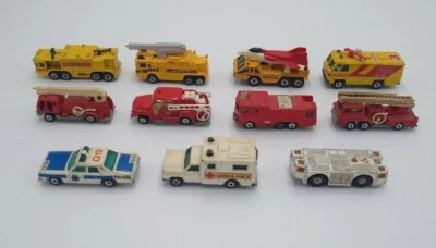 Police Fire Emergency Rescue Tomica Matchbox Die-cast Hard Plastic Vehicles Lot - Image 1 of 4