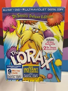 The Lorax Dr Seuss's Deluxe Edition (Blu-ray + DVD *no digital, 2012) w/slipcove - Picture 1 of 2