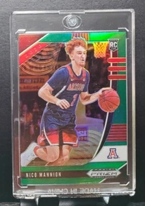2020 Prizm Draft #18 Nico Mannion RC Az./ WARRIORS Rookie Green parallel NM/MT - Picture 1 of 4