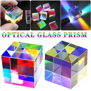 1x Magischer Optisch Glasprisma Glaswürfel Würfel Dichroic Cube 20*20*20mm