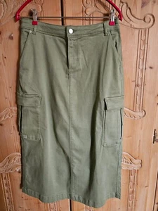 LANDS' END * Gr. US 8 DE 38 * Cargo-Rock * Lyocell + BW + Elasthan * khaki * NEU - Bild 1 von 4