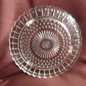 KUCHENTELLER - Fuß, Glasperle, Starburst, Bundesverteidigung, 11,5" - neuwertig - Bild 1 von 5