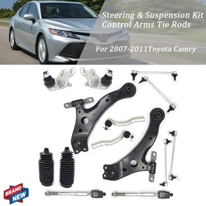 Nuevo kit de dirección y suspensión de 4 piezas brazos de control barras de amarre para Toyota Camry 07-11 - Imagen 1 de 11