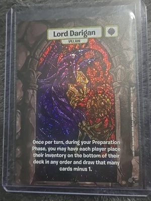 Lord Darigan Neopets Upper Deck Battle Stained Glass Alt Art Rare! - Image 1 of 3