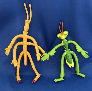 2 Disney A Bug’s Life 7" Bendable Action Figuren 1998 Manny Hopper - Bild 1 von 7