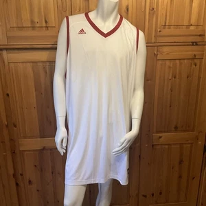 Camiseta de baloncesto ADIDAS blanca roja extra alta ClimaCool Sport E Kit 2.0 Jer - Imagen 1 de 14