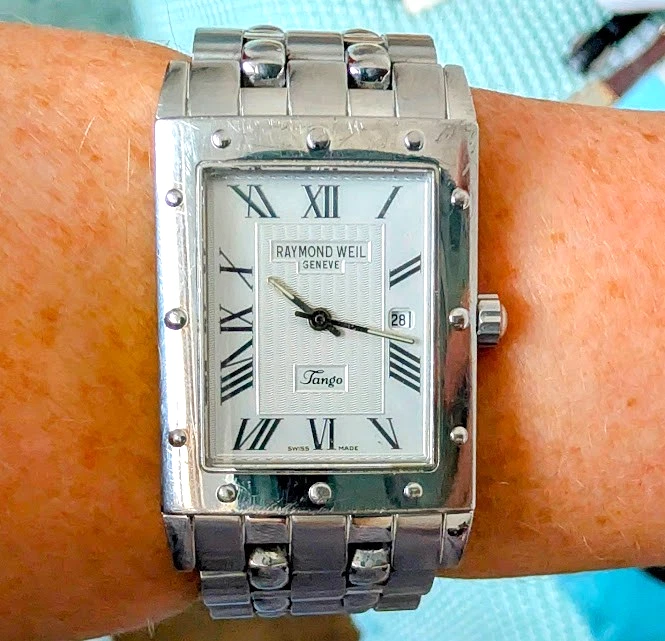 Tango Swiss RAYMOND WEIL Ref. Reloj pulsera fecha cuarzo 5380 ETA 956.112 7J Foto 1 de 1