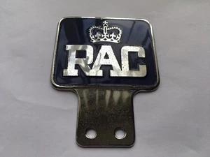 VINTAGE ROYAL AUTOMOBILE CLUB EMAILLE AUTO ABZEICHEN UM 1970 - Bild 1 von 3
