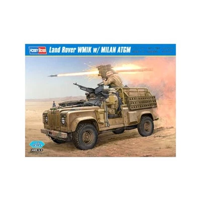 Modellino Land Rover Wmik W/ Milan Atgm HOBBY BOSS 82447 1/35ème Char Per - Immagine 1 di 4