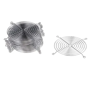 20 pièces ordinateur cas ventilateur de refroidissement doigt protection métal grill protector 12 - Photo 1/7