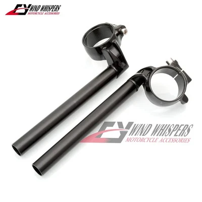 50mm Motorcycle 7/8" Clip-On Handlebars For Honda CBR1000RR CBR 1000 RR 2004-19 — 第 1/4 张图片