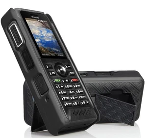 Black Kickstand Hard Case Cover View Stand for Kyocera DuraTR E4750, DURA TR - Picture 1 of 3