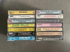 Lot 14 BIG BAND glenn Miller Cassette Tapes - Picture 1 of 4