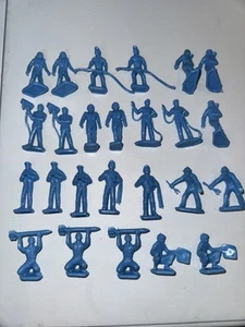 Marx Reissue Air Force Personnel 25 Pieces Blue 50mm Plastic Toy Soldiers - Picture 1 of 8