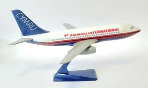Boeing 737-200 Airways Int. Cymru Vintage Wooster Sammlermodell Maßstab 1:180 - Bild 1 von 7