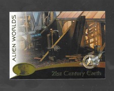 Star Trek Cinema 2000 Alien Worlds Card  AW08 21st Century Earth 