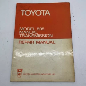 Toyota Model 505 Manual Transmission Factory Repair Manual - Picture 1 of 3